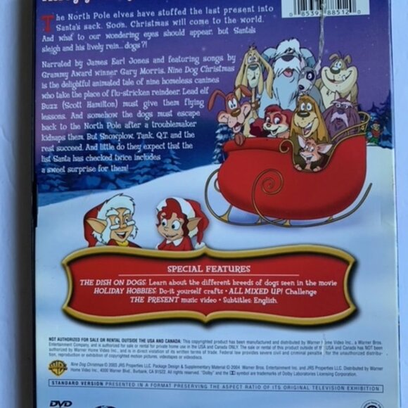 Nine Dog Christmas The Movie - Kids Christmas DVD - Picture 3 of 3